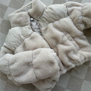 Teddy fleece padded jacket
